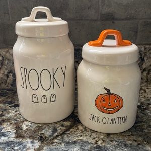 Rae Dunn Halloween canister bundle